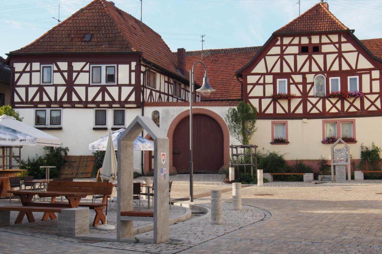 Ferienwohnung Seidenfaden Karlstadt Dış mekan fotoğraf